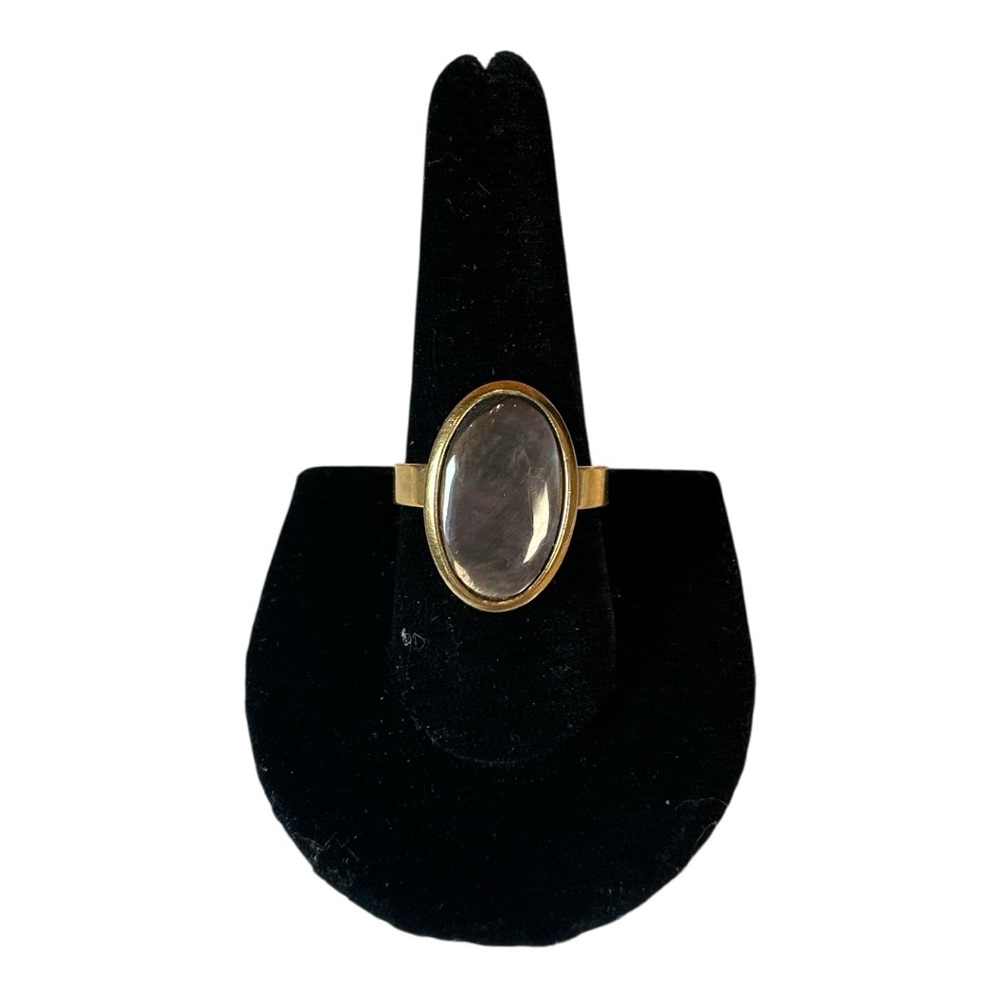 Ariki 22K Mother of Pearl Ring - Picture 2 of 5
